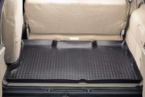 2000-2005 Ford Excursion, (rear cargo liner fits behind third seat) Husky Classic Style Rear Cargo Liner – Black (Rear Cargo liner fits behind 3rd seat)