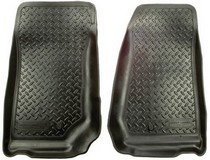 1983-1990 Ford Bronco II, 1986-1997 Ford Ranger, 1995-2002 Ford Explorer, 2001-2002 Ford Explorer, 2004 Ford Explorer Sport Trac, Mazda Navajo, Mercury Mountaineer Husky Classic Style Front Seat Floor Liners - Black