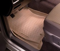 1998-2004 Subaru Outback, 2000-2004 Subaru Impreza WRX, 2006-2008 Subaru Impreza WRX, Legacy, Outback Husky Classic Style Front Seat Floor Liners – Tan