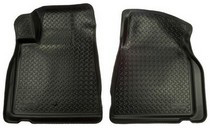 2007-2009 GMC Acadia, 2007-2009 Saturn Outlook, 2008-2009 Buick Enclave, 2009 Chevrolet Traverse Husky Classic Style Front Seat Floor Liners - Black