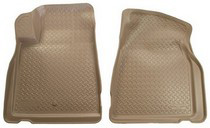 2007-2009 GMC Acadia, 2007-2009 Saturn Outlook, 2008-2009 Buick Enclave, 2009 Chevrolet Traverse Husky Classic Style Front Seat Floor Liners – Tan