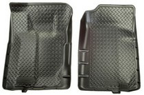 1982-1993 Chevrolet Blazer, 1988-1998 Chevrolet C- and K-Series Truck, 1992-1999 Chevrolet Suburban, 1992-1999 GMC Yukon, 1994-1999 Chevrolet Tahoe Husky Classic Style Front Seat Floor Liners - Black