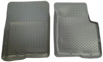 2004-2008 Ford F150, Lincoln Mark LT Truck Husky Classic Style Front Seat Floor Liners – Grey