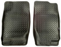 2002-2009 Ford Explorer 4DR Automatic Transmission Only, 2003-2005 Lincoln Aviator, Mercury Moutaineer 4DR Automatic Transmission Only Husky Classic Style Front Seat Floor Liners - Black