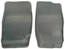 2002-2009 Ford Explorer 4DR Automatic Transmission Only, 2003-2005 Lincoln Aviator, Mercury Moutaineer 4DR Automatic Transmission Only Husky Classic Style Front Seat Floor Liners – Grey