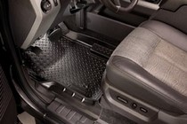 2011-2012 Ford F250, Super/Crew Cab, Manuel Transmission Only, 2011-2012 Ford F350, Super/Crew Cab, Manuel Transmission Only Husky Classic Style Front Seat Floor Liners - Black (Manuel Transmission Only)