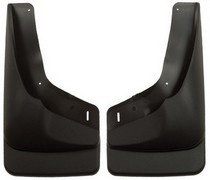 1999-2006 Chevrolet Silverado, 2000-2006 Chevrolet Suburban, 2000-2006 Chevrolet Tahoe, 2000-2006 GMC Yukon, 2002-2006 Chevrolet Avalanche Husky Custom Molded Front Mud Guards – Black (With Wheel Well Flare)