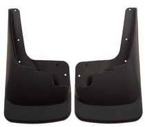 2008-2009 Ford F250 (With Out Fender Flares), 2008-2009 Ford F350 (With Out Fender Flares) Husky Custom Molded Front Mud Guards – Black (With Out Fender Flares)