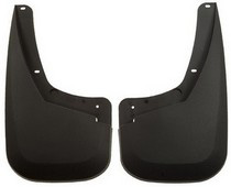 2007-2011 Chevrolet Silverado Husky Custom Molded Front Mud Guards – Black