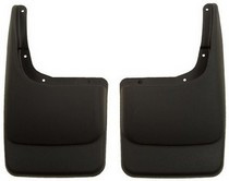 2009-2011 Dodge Ram With Out Fender Flares Husky Custom Molded Rear Mud Guards – Black (With Out Fender Flares)