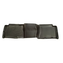 2004-2006 Chevrolet Silverado Crew Cab, 2004-2006 GMC Sierra Crew Cab Husky Classic Style 2nd Seat Floor Liners – Black 