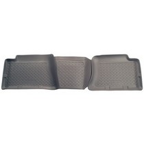 2004-2006 Chevrolet 1500 Series Silverado Crew Cab, 2004-2006 GMC 1500 Series Sierra Crew Cab Husky Classic Style 2nd Seat Floor Liners – Grey 