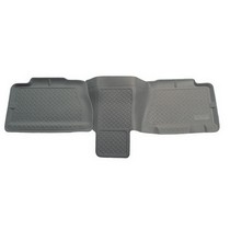 2000-2006 Chevrolet Suburban, 2001-2004 Chevrolet Silverado Crew Cab, 2001-2004 GMC Sierra Crew Cab, 2002-2003 Chevrolet Avalanche, 2005-2006 Cadillac Escalade ESV Husky Classic Style 2nd Seat Floor Liners – Grey