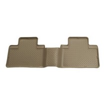 2004 1/2-2008 F150 Super Cab New Body Style, With Plastic Jack Box, has trim for audiophile stereo system) Husky Classic Style 2nd Seat Floor Liners – Tan (With Plastic Jack Box)