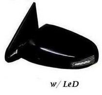 85-05 Chevrolet Astro, 85-05 GMC Safari In Pro Car Wear Mirrors, Manual - Black - Sportage Style W/LED Turn