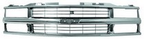 94-99 Chevrolet Pickup, 94-99 Chevrolet Suburban , 94-99 Chevrolet Tahoe In Pro Car Wear Grille, Custom All Chrome - Chrome - Dual Sealed Beam & Composite H/L