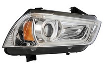 11-14 Dodge Charger In Pro Car Wear Head Lamps - Chrome