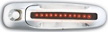 02-06 Dodge Ram Pickup, 05-10 Dodge Dakota In Pro Car Wear LED Door Handle, Front, Chrome (2ps/set) - Red LED/Smoke Lens - Both Sides Key Hole