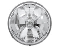 03-05 Hummer H2, 05 Hummer H2 SUT In Pro Car Wear Headlights - Diamond Cut w/ Skull (Crystal Clear)