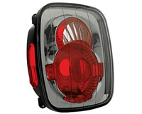 87-06 Jeep Wrangler In Pro Car Wear Taillights - Platinum Smoke