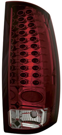 07-11 Chevy Suburban / Tahoe In Pro Car Wear Tail Lights - L.E.D. (Ruby Red)