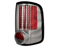 04-07 Ford F-150 Styleside, 04-07 Ford F-250 LD Styleside In Pro Car Wear Taillights - L.E.D. (Platinum Smoke)