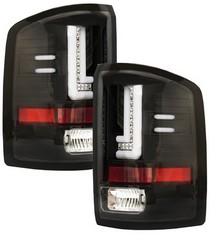 14-15 GMC Sierra In Pro Car Wear Tail Lamps - Bermuda Black