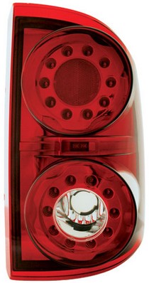 05-10 Dodge Dakota In Pro Car Wear Tail Lamps, LED - Set - Ruby Red