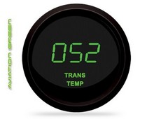 All Vehicles (Universal) Intellitronix LED Digital Transmission Temperature - Green