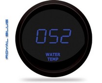 All Vehicles (Universal) Intellitronix LED Digital Water Temperature Gauge - Blue