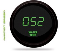 All Vehicles (Universal) Intellitronix LED Digital Water Temperature Gauge - Green