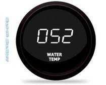 All Vehicles (Universal) Intellitronix LED Digital Water Temperature Gauge - White