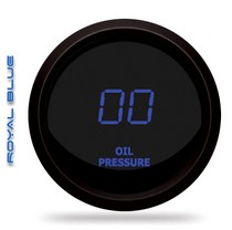 All Vehicles (Universal) Intellitronix LED Digital Oil Pressure Gauge - Blue