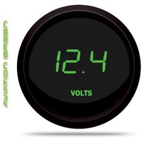 All Vehicles (Universal) Intellitronix LED Digital Voltmeter - Green