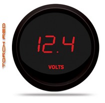 All Vehicles (Universal) Intellitronix LED Digital Voltmeter - Red