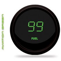 All Vehicles (Universal) Intellitronix LED Digital Fuel Gauge - Green