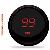 All Vehicles (Universal) Intellitronix LED Digital Fuel Gauge - Red