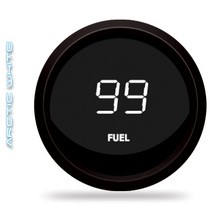 All Vehicles (Universal) Intellitronix LED Digital Fuel Gauge - White