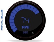 All Vehicles (Universal) Intellitronix LED Digital/Bargraph Memory Speedometer - Blue