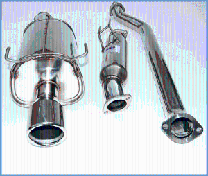 01-06 Acura RSX DC5 Type-S Invidia Q300 Stainless Steel Rolled Tip Cat-Back (Pipe Size: 2.756