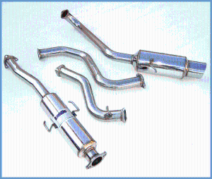 88-91 Honda CR-X EF8 Invidia N1 Cat-Back (Pipe Size: 2.362