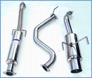 92-95 Honda Del Sol Invidia N1 Cat-Back (Pipe Size: 2.362