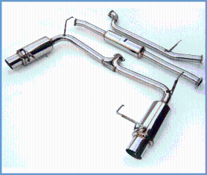 98-01 Honda Accord 6CYL 2DR/4DR Invidia N1 Cat-Back (Pipe Size: 2.362