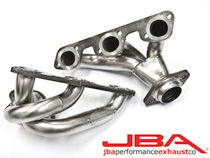 07-10 Wrangler 3.8L JBA Silver Ceramic Coated Shorty Header