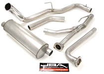 04-08 Frontier King / Crew Cab JBA Single Side Swept Exit Exhaust System