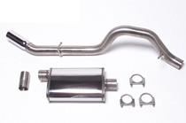 02-06 Envoy 4.2L, 02-06 TrailBlazer 4.2L (Except XL) JBA Single Rear Exit Exhaust System