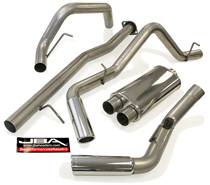 01-06 Sierra HD Extended Cab Short Bed / Long Bed, Regular Cab / Crew Cab Long Bed 6.0L / 8.1L, 01-06 Silverado HD Extended Cab Short Bed / Long Bed, Regular Cab / Crew Cab Long Bed 6.0L / 8.1L JBA Dual Side Swept Exit Exhaust System