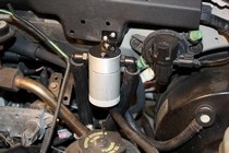 99-04 Mustang Lightning SVT JLT Oil Separator Kit Driver Side - Black