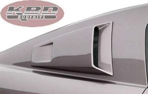 2005-2009 Ford Mustang KBD K Spec Style Window Scoops (Urethane)