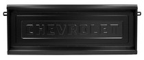 1954-1955 Chevrolet Pickup Truck (1st Series), 1955-1959 Chevrolet Pickup Truck (2nd Series), 1967-1972 Chevrolet Pickup Truck, 1973-1987 Chevrolet Pickup Truck KeyParts Tailgate Stepside (Chevrolet Logo)